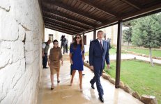 Azerbaijani president and his spouse visit Gala State History-Ethnography Preserve (PHOTO)